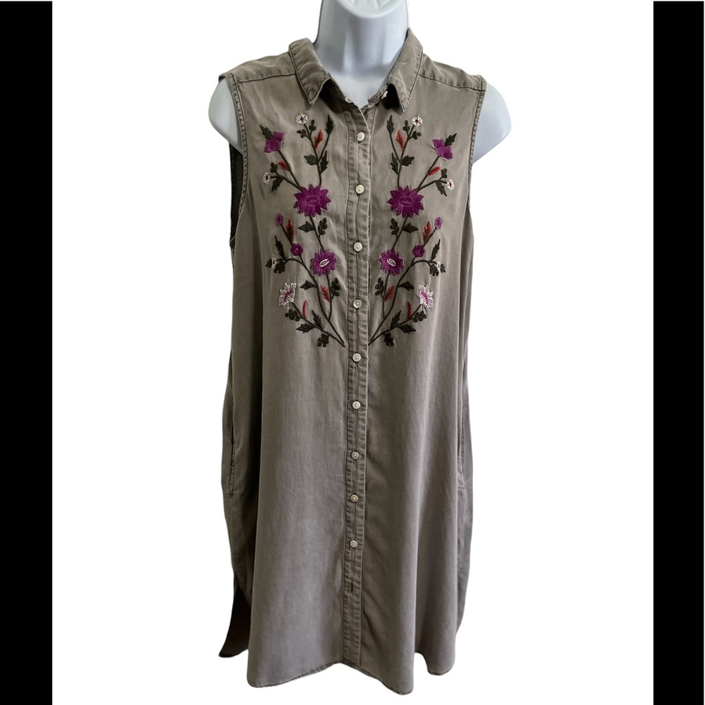 ❌SOLD❌ NWT Shirtdress TERRE BLEUE - Medium